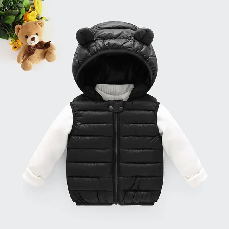Gilet chaud en coton pour bébés garçons et filles, vêtements d'automne et d'hiver pour enfants de 1 