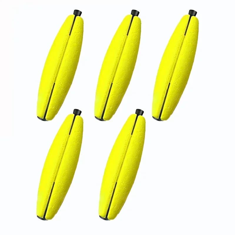 ElAssressenti- Flotteurs de pêche à bouche ouverte, lot de 5 pièces