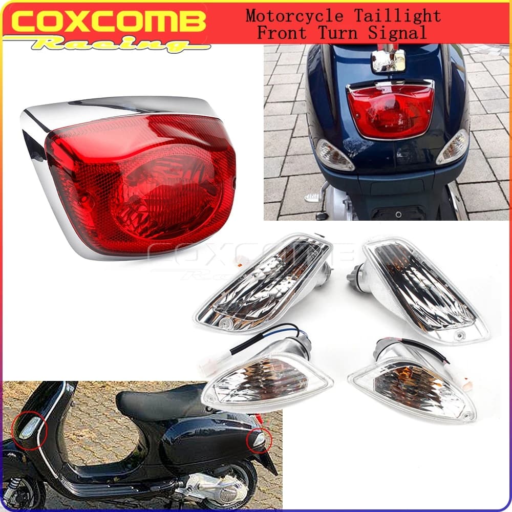 Feu arrière de Scooter pour LX 50 125 150 S50 S125 S150 LXV, clignotant avant et arrière, indicateur