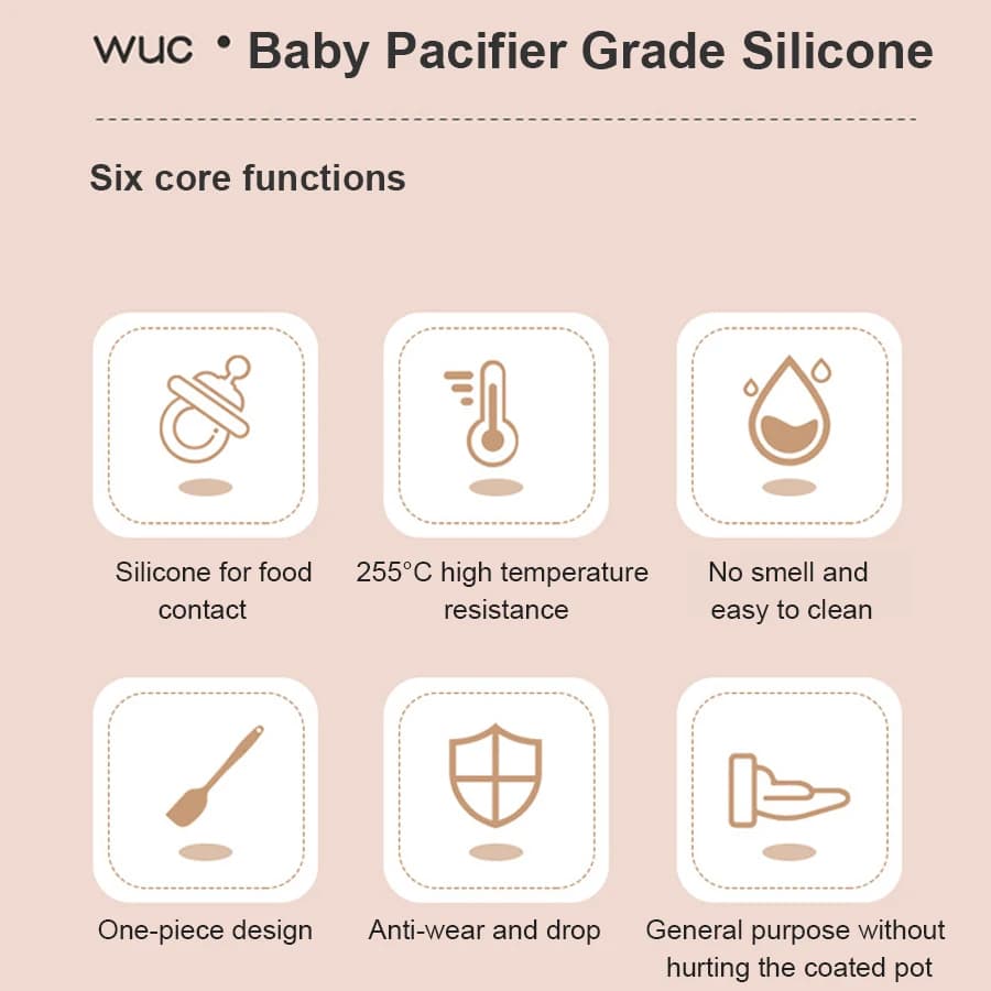 Ensemble de cuisson en Silicone, spatule à crème pour gâteaux, grattoir, fouet à œufs domestique, br