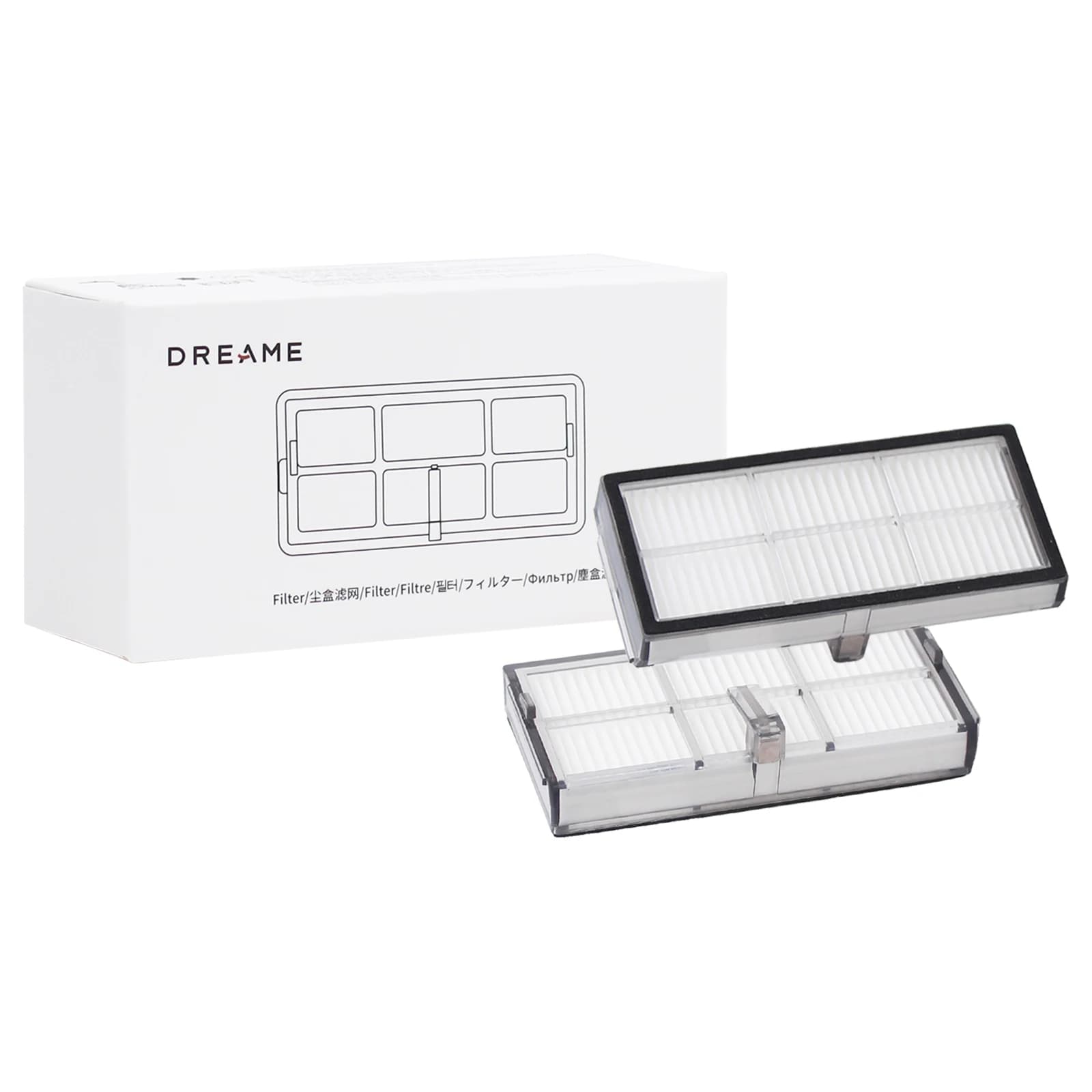 【Optionnel】 Accessoires d'origine pour aspirateur robot Dreame X40 Ultra, brosse à rouleau, filtre, 