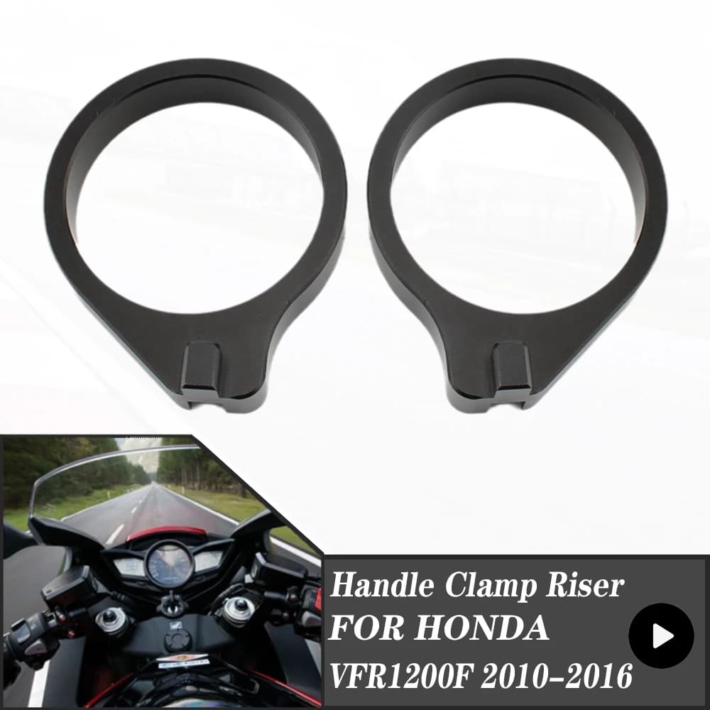Poignée de rehaussement du guidon, élévateur 12mm, VFR sous F VFR1200 F, accessoires moto pour HONDA