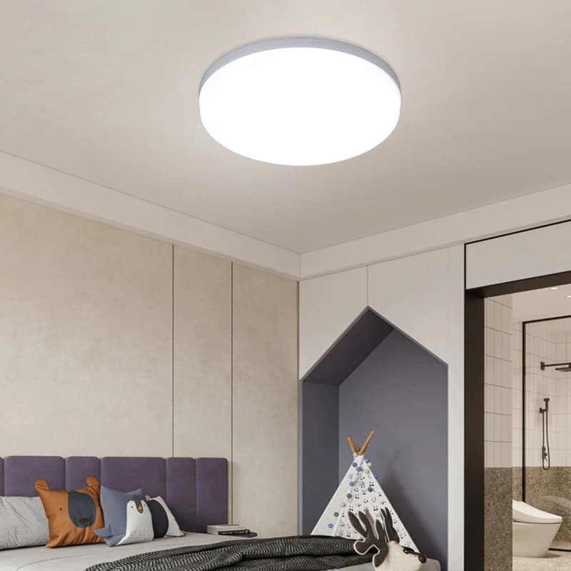 Plafonnier circulaire LED ultra-fin, lumière moderne pour chambre à coucher, salon, 18W 24W 36W 48W,