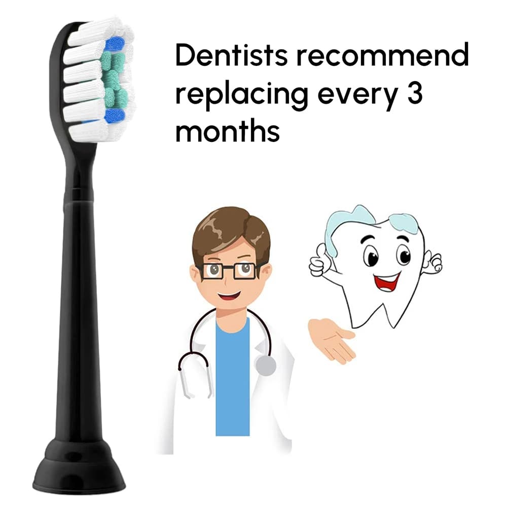 Têtes de brosse à dents de rechange compatibles avec les têtes de brosse électrique Philips Sonicare