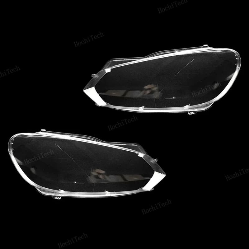 Couvercles de lentille de phare avant de voiture, pour Volkswagen VW Golf 6 MK6 GTI R 2010 – 2014, c