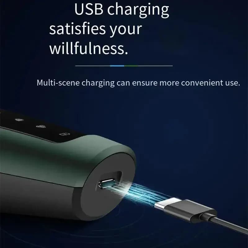 Rasoirs électriques étanches pour hommes, tondeuse électrique, support de rasoir, utilisation à sec,