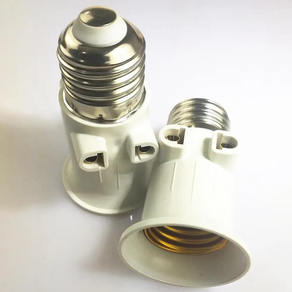 Connecteur de prise ue ignifuge européen 100-240V 4A, adaptateur d'ampoule E27, support de lampe, pr