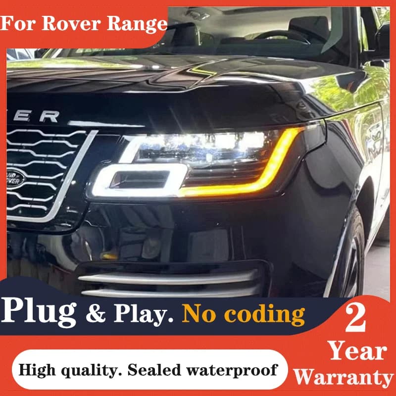 Phares pour Land Rover série L405, anciens à nouveaux, avec matrice LED, à brancher