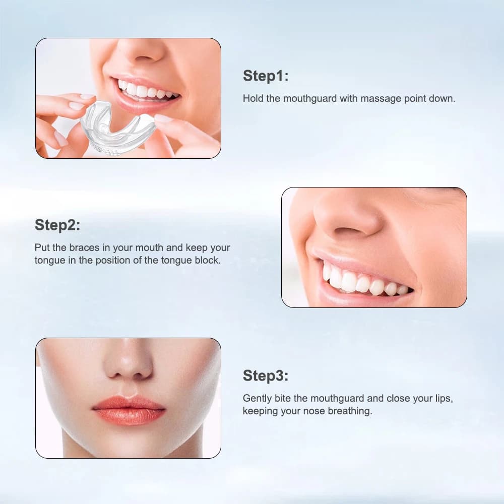 Appareil dentaire, accolades orthodontiques, entraîneur de dents, entraîneur d'alignement, embout po