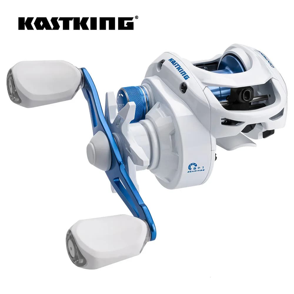 KastKing-Moulinet de pêche Centron Lite Baitcasting, cadre en nylon infusé en fibre de verre, traîné