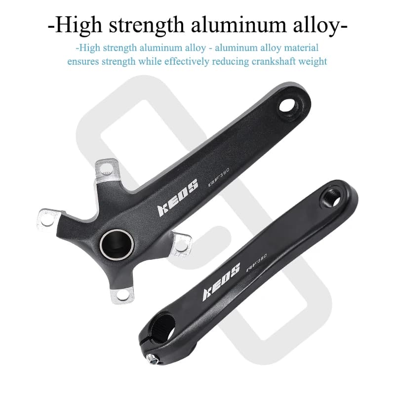 KEOS – pédalier de vélo de route 110BCD, en alliage d'aluminium, Double plateau 50/34TC, roue à chaî