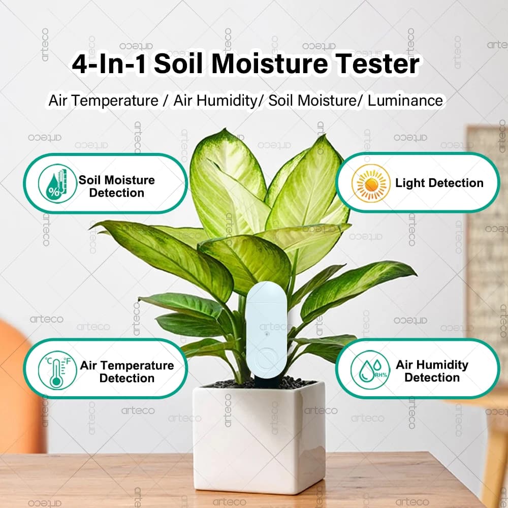 Zigbee – testeur de sol intelligent, compteur d'humidité et de température d'éclairage, capteur d'hu