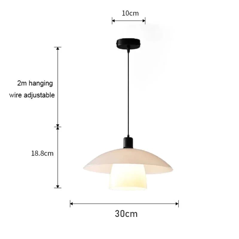 Designer LED Lustre Simple soucoupe volante suspension lampe salle à manger étude hôtel Bar décorati