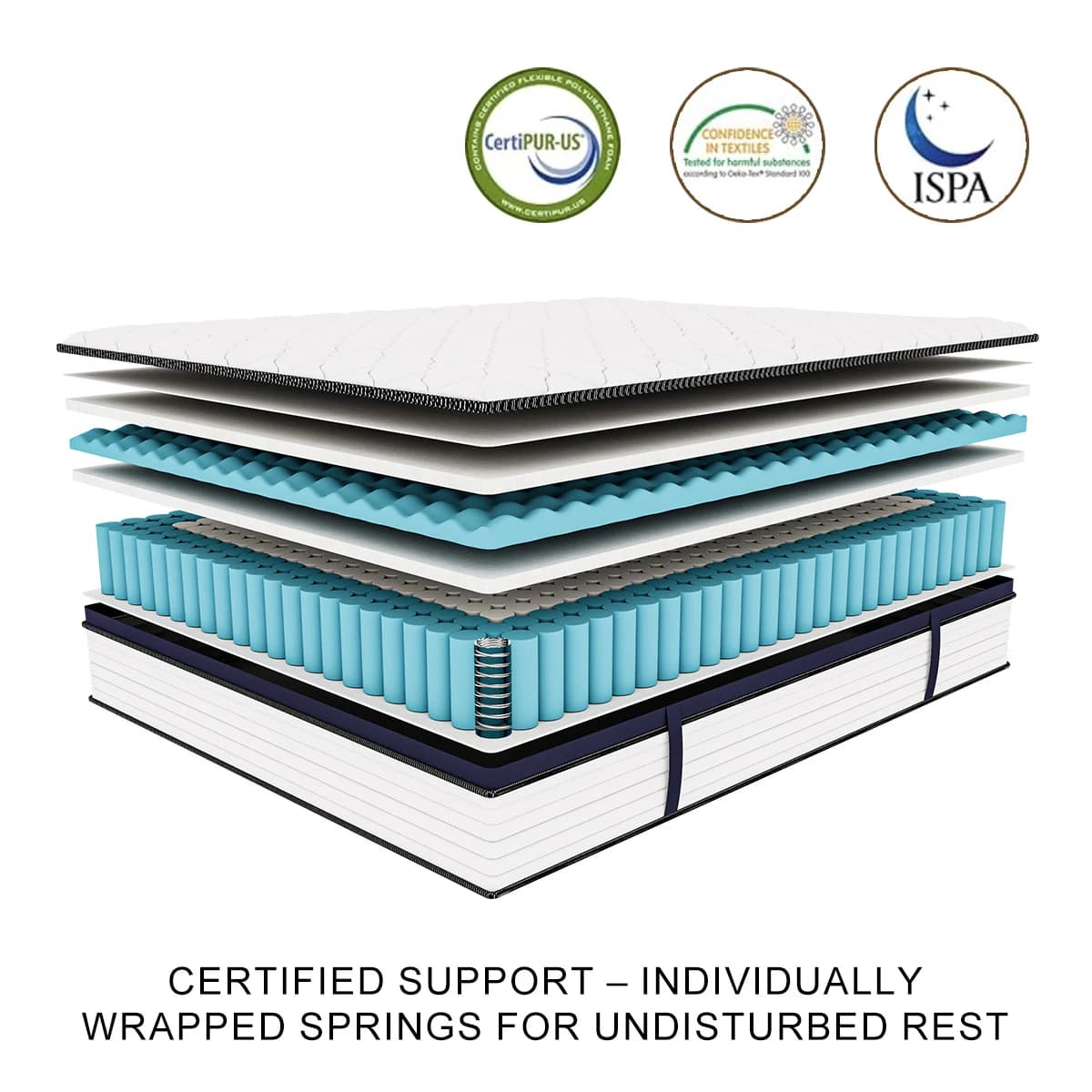 Matelas Queen Size 10/12/14 pouces, matelas hybride, ferme moyenne pour le soulagement de la pressio