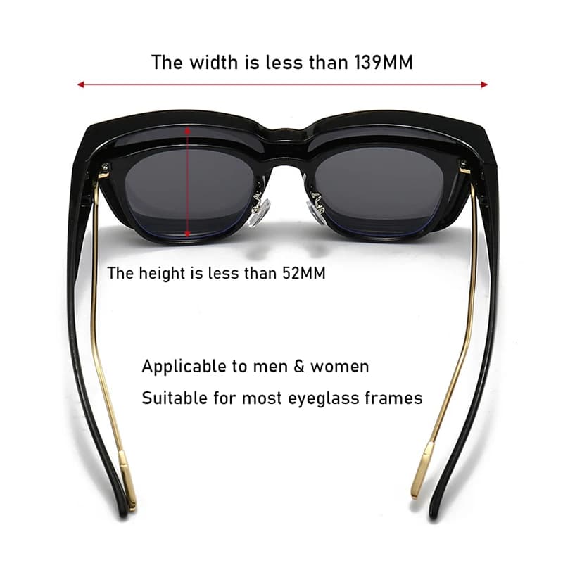Lunettes de soleil polarisées pour hommes et femmes, verres de Prescription pour myopie, Vintage, vo