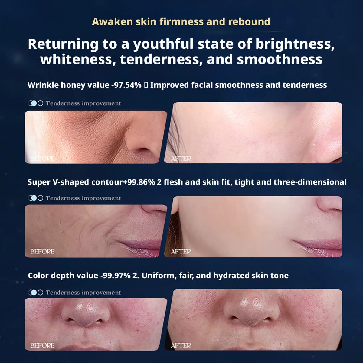 RUYI rétinol Essence crème pour le visage haute hydratant raffermissant et Anti-rides estompe les ta