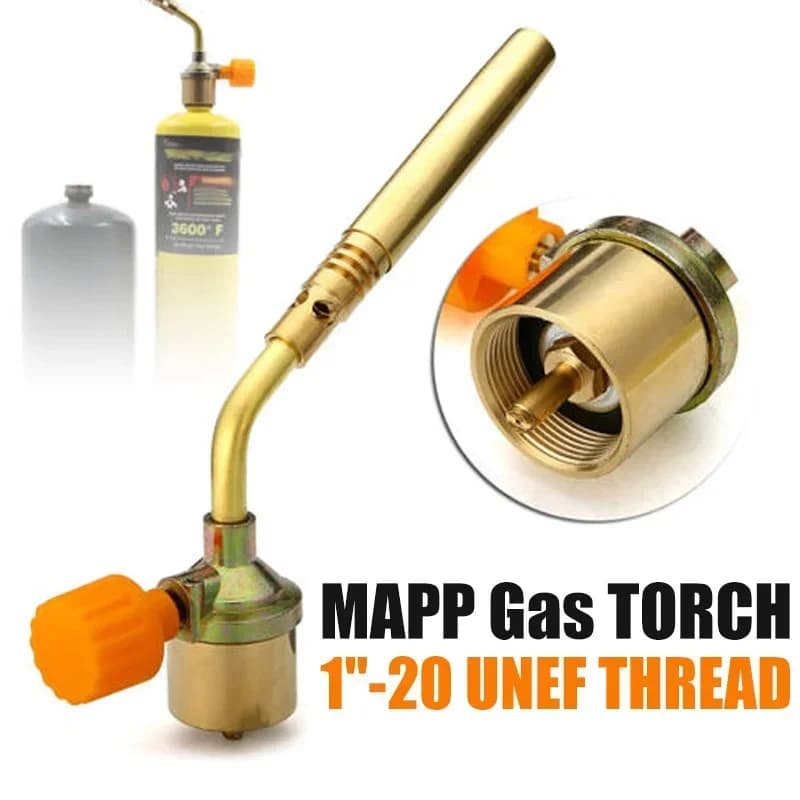 Torche de soudage en laiton MAPP gaz Propane auto-allumage déclencheur Style chauffage soudure brûle