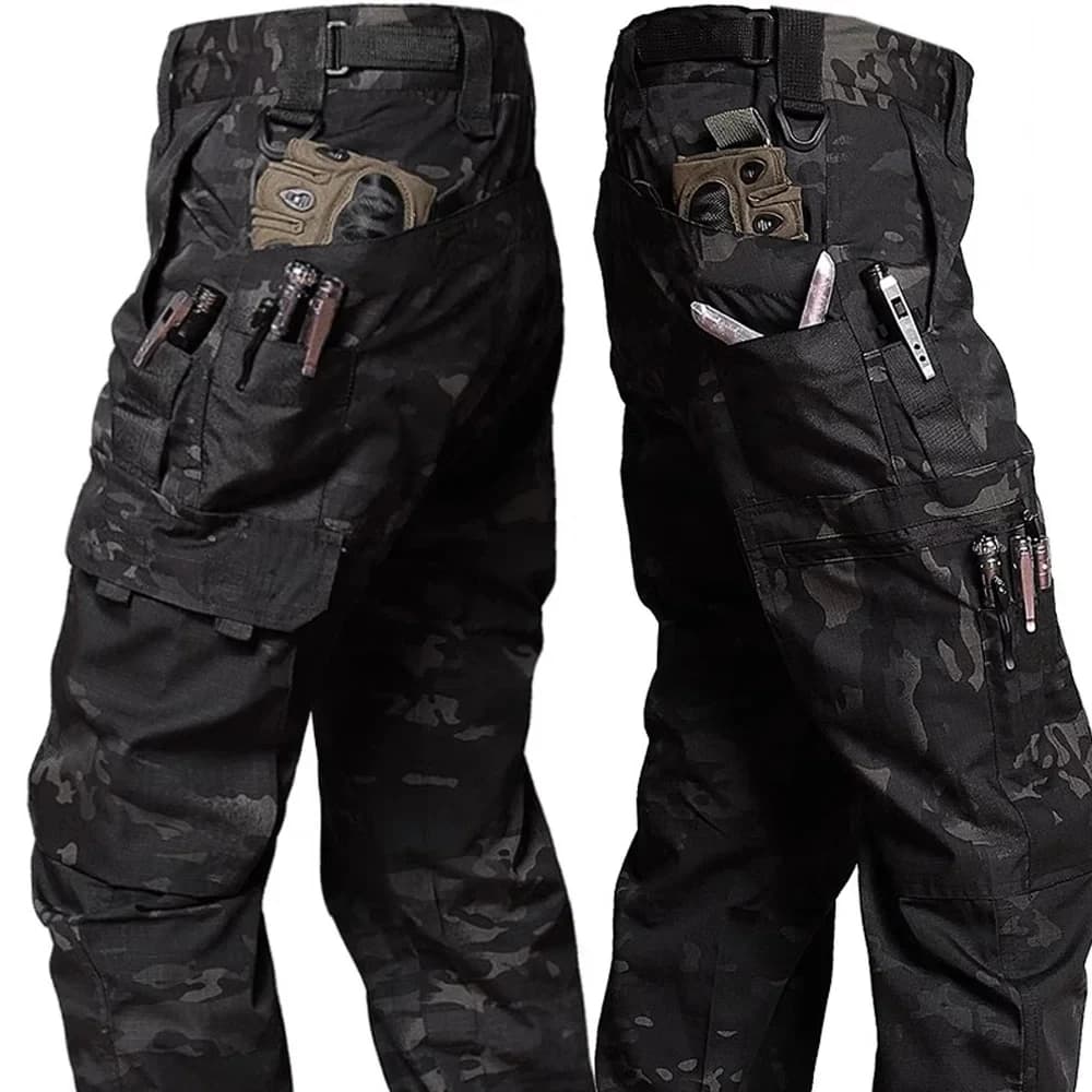 DulPants-Pantalon cargo imperméable pour homme, résistant à l'usure, multi-poches, extérieur, Skip F