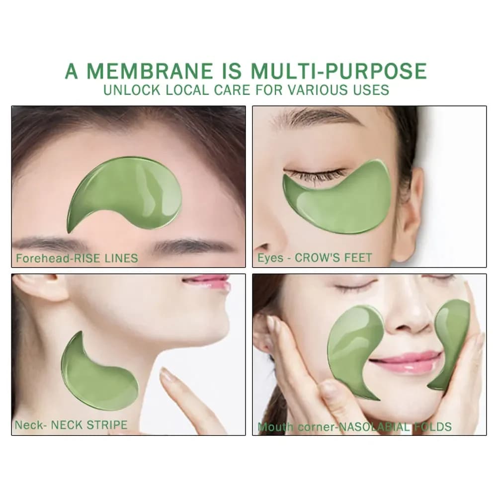 Masque pour les yeux hydratant, 60 pièces, concombre, myrtille, extrait de fruits, patchs pour les y
