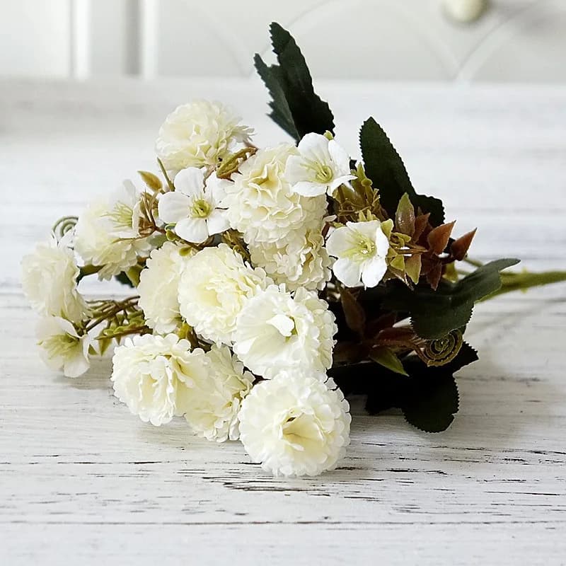 Fleurs artificielles 1 faisceau européen petit clou de girofle oeillets en gros mariage maison chamb
