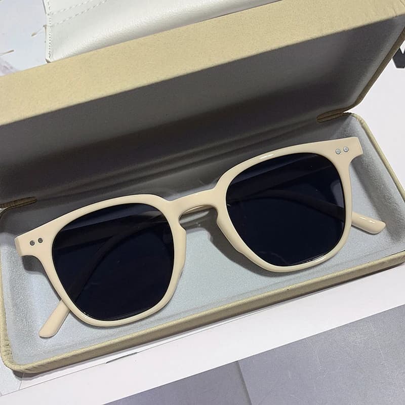 Nouvelles lunettes de soleil carrées vintage pour femmes et hommes, lunettes de soleil rondes de lux
