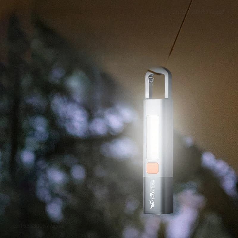 Lampe de poche Mijia pour l'extérieur, portable, lumière puissante, mise au point variable, avec pro