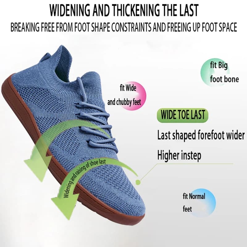 Chaussures pieds nus minimalistes unisexes, légères et respirantes, semelles zéro, chaussures de cou