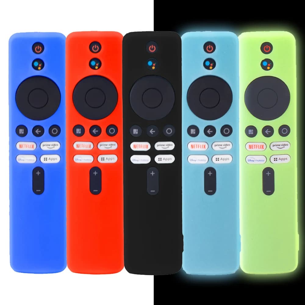 Étui de télécommande lumineux en Silicone, 1 pièce, pour Xiaomi TV Box S (2e génération), housse de 