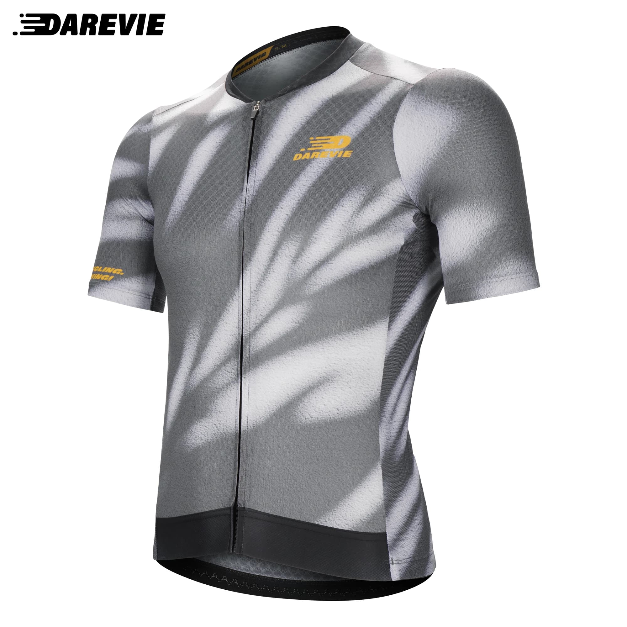 DAREVIE Maillot de cyclisme respirant Shadow pour homme, séchage rapide, petite taille, niveau d'ent