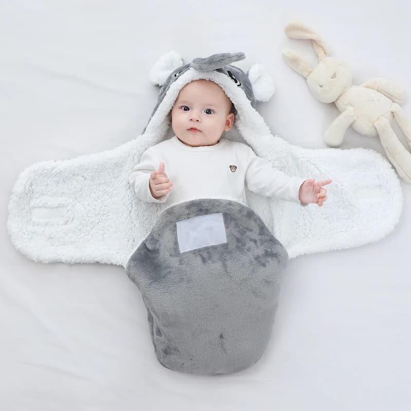Sacs de couchage doux pour bébé, couvertures chaudes d'automne et d'hiver pour nouveau-né, cocon de 