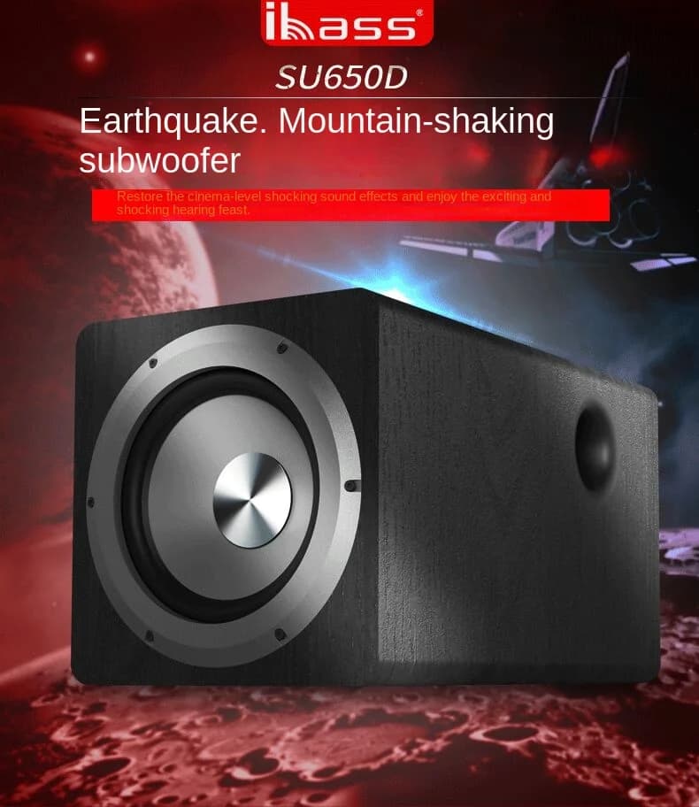 Caisson de basses actif haute puissance, système de son de cinéma maison Super Bass, haut-parleurs a