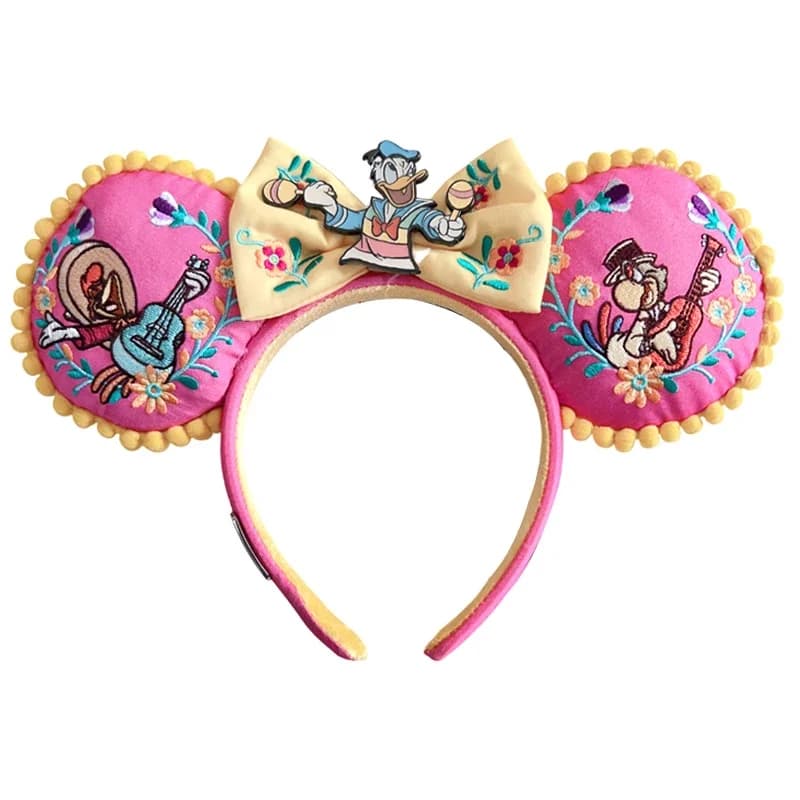 Bandeau oreilles Disney Mickey Mouse pour adultes et enfants, bandeau Cosplay parfait pour fête, Fes