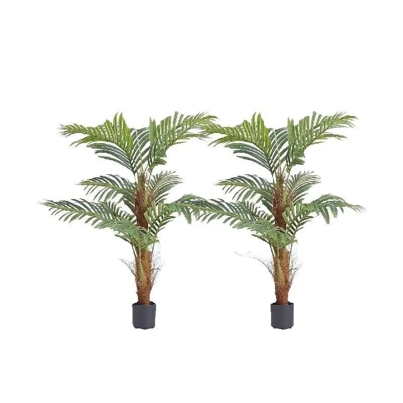 SucceBuy palmier artificiel 4/5/6 pieds fausse plante matériau PE sécurisé et Protection d'inclinais