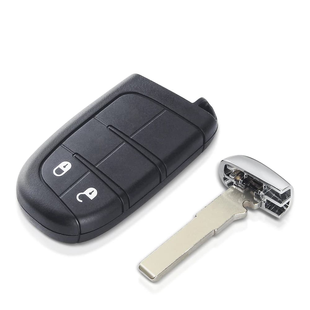 Coque de clé télécommande intelligente pour Jeep Renegade boussole Cherokee Dodge Ram 1500 chargeur 
