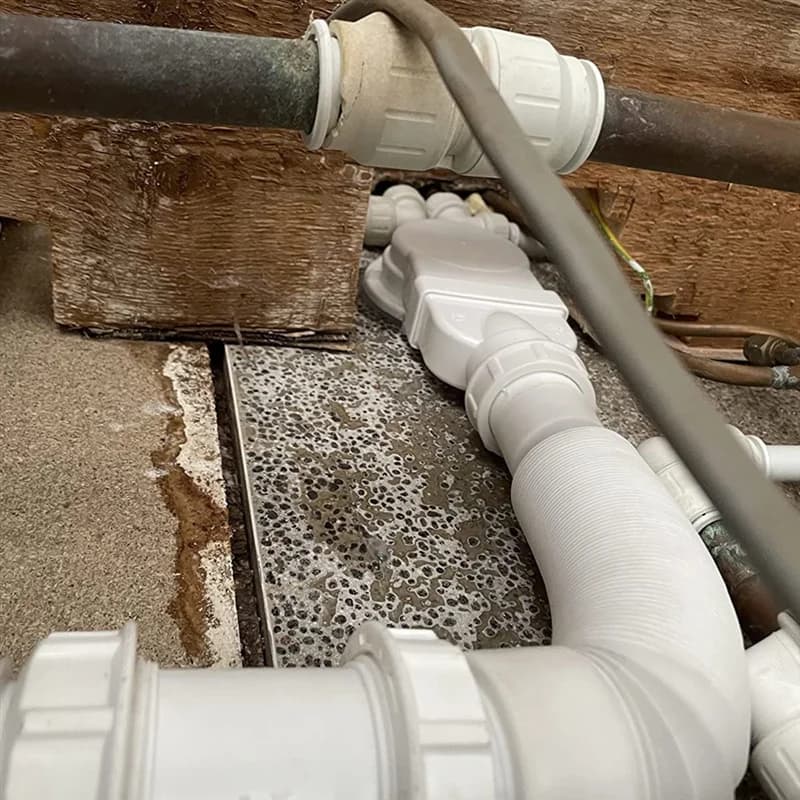 Siphon de douche en ABS chromé à profil bas, vidange mince, débit d'eau de 36 L par minute, vidange 