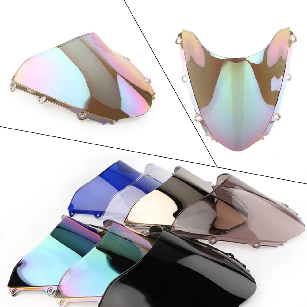 Déflecteur de pare-brise à Double bulle pour moto, protection contre le vent pour Honda CBR1000RR CB