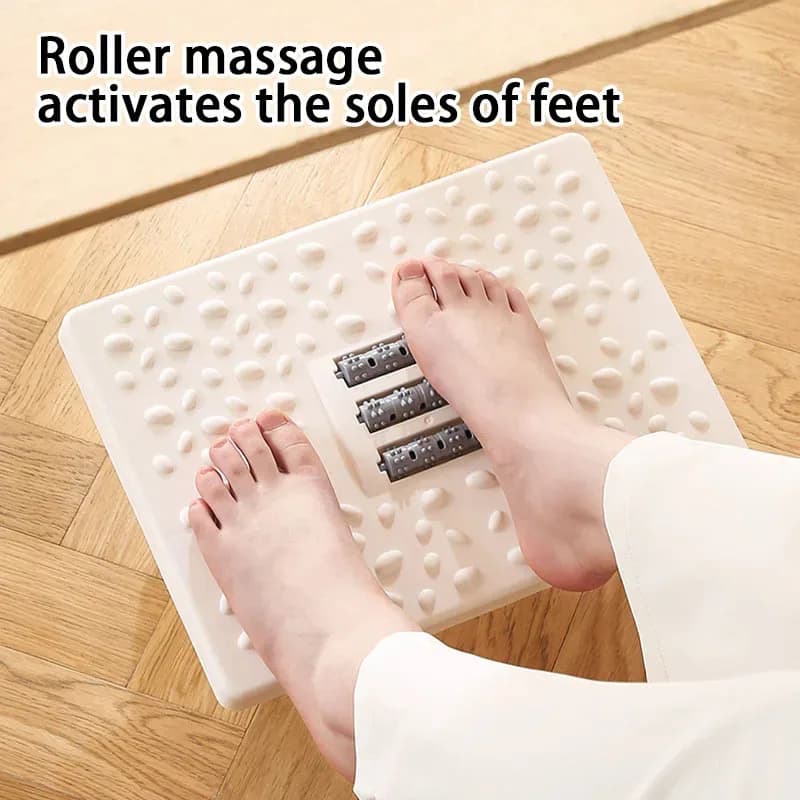Repose-pieds portable sous le bureau, tabouret ergonomique avec rouleaux de Massage, repose-pieds po