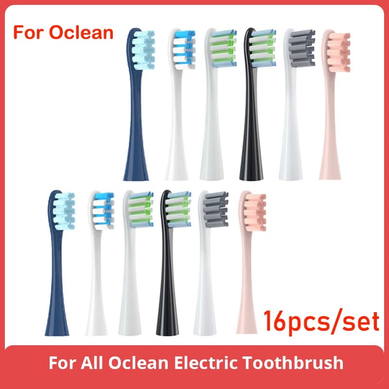 Têtes de brosse de rechange pour Oclean X PRO/ Z1/ F1/ One/ Air 2 /SE DuPont, buses de nettoyage en 