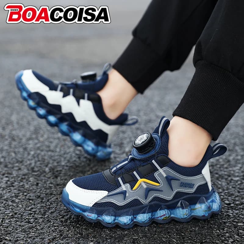 Chaussures de Sport pour enfants garçons mode course loisirs maille confortable en plein air enfants