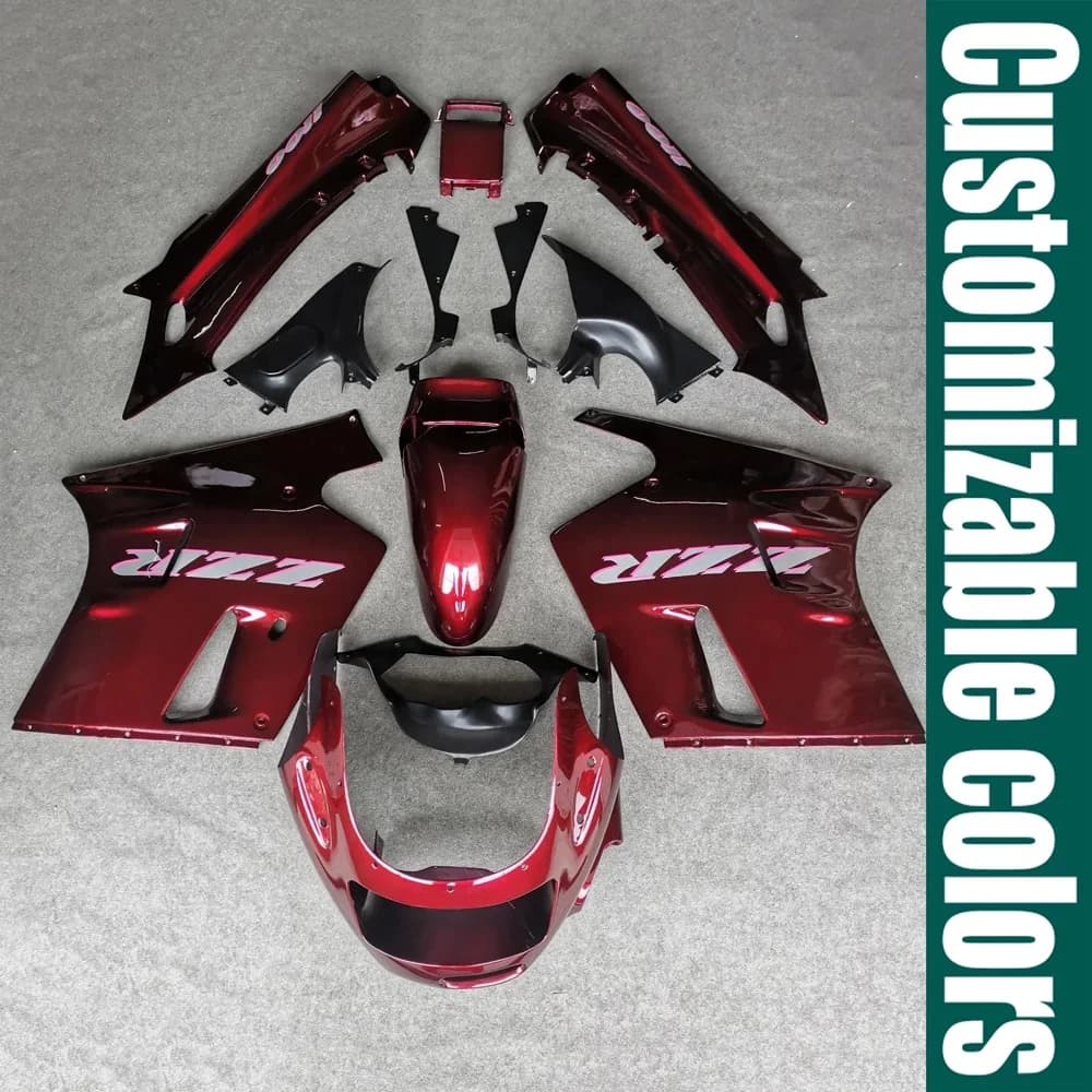 Kit de carénage ABS adapté à Kawasaki ZZR1100 1990 1991 1992 ZX-11, Kit de panneau de carrosserie ZX