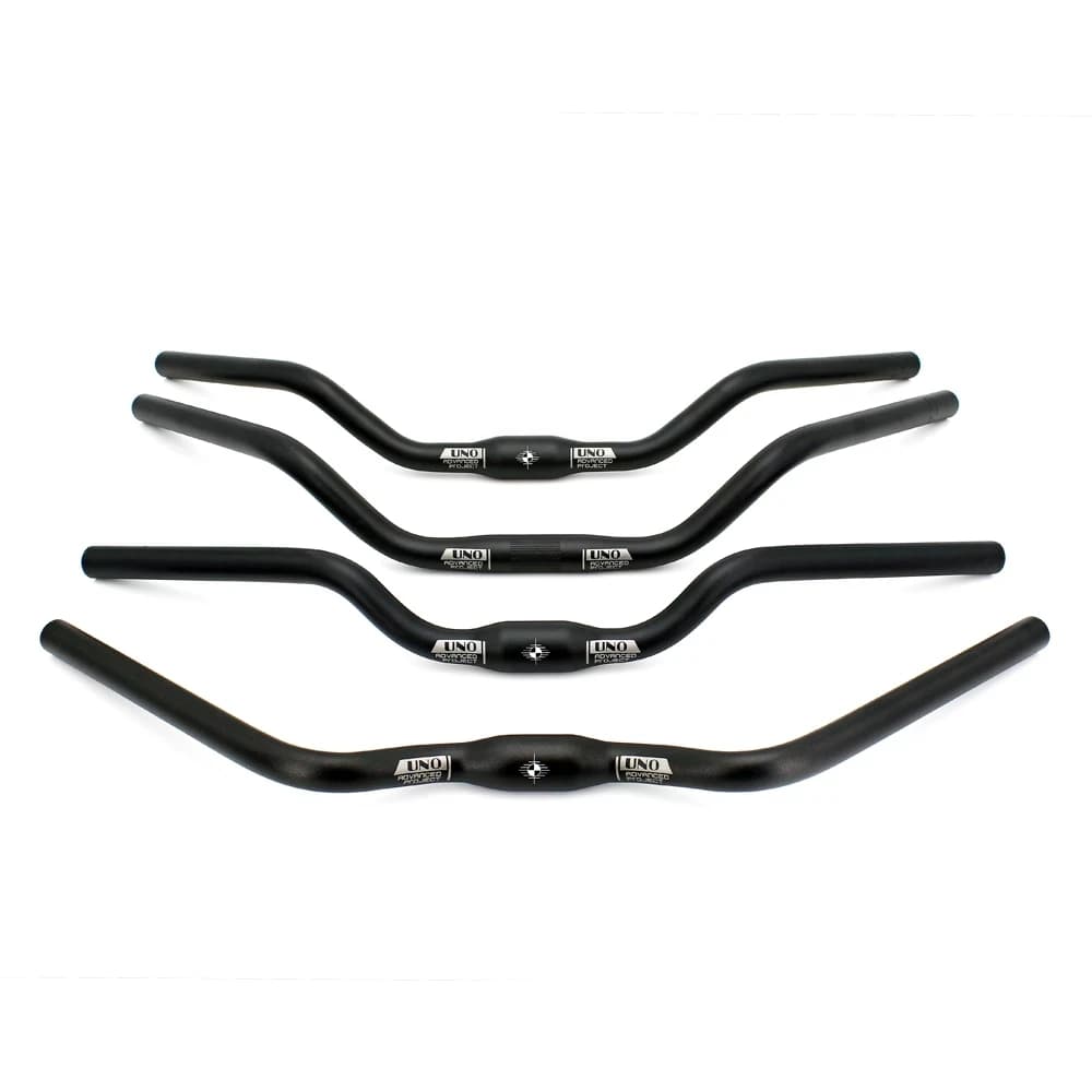 UNO vélo hirondelle guidon M Type en alliage d'aluminium 31.8*600/610/620mm noir argent rétro confor