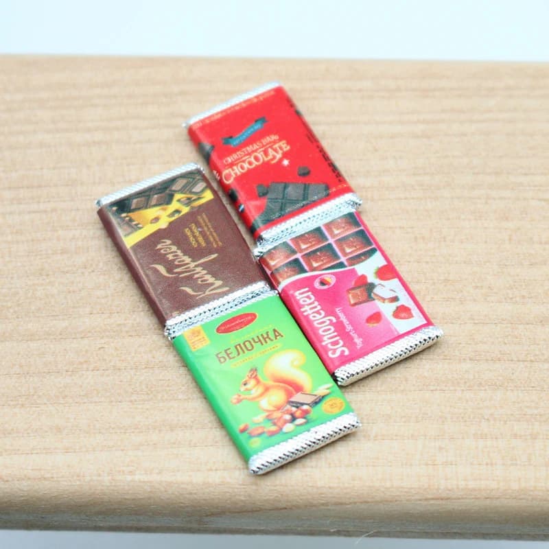 Simulation de grains miniatures pour maison de courses, modèle de collation de bonbons au chocolat, 