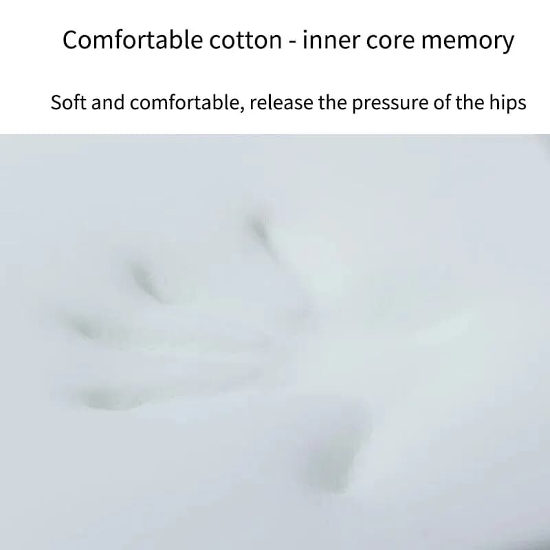 Coussin de siège ergonomique en coton à mémoire de forme pour étudiant, coussin pour hémorroïdes, ou