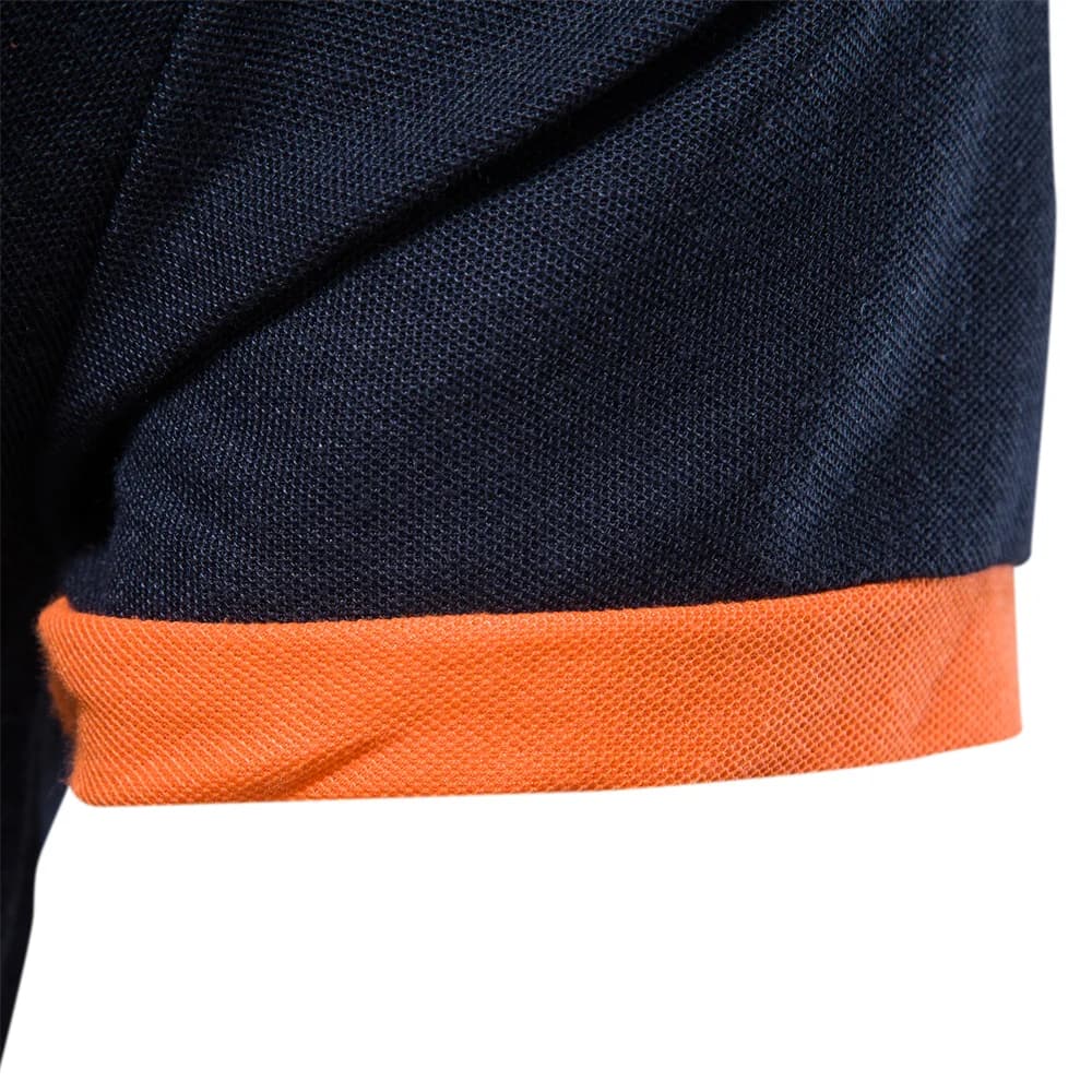 AIOPESON brodé 35% coton polo homme décontracté couleur unie Slim Fit Polo nouvelle marque vêtements
