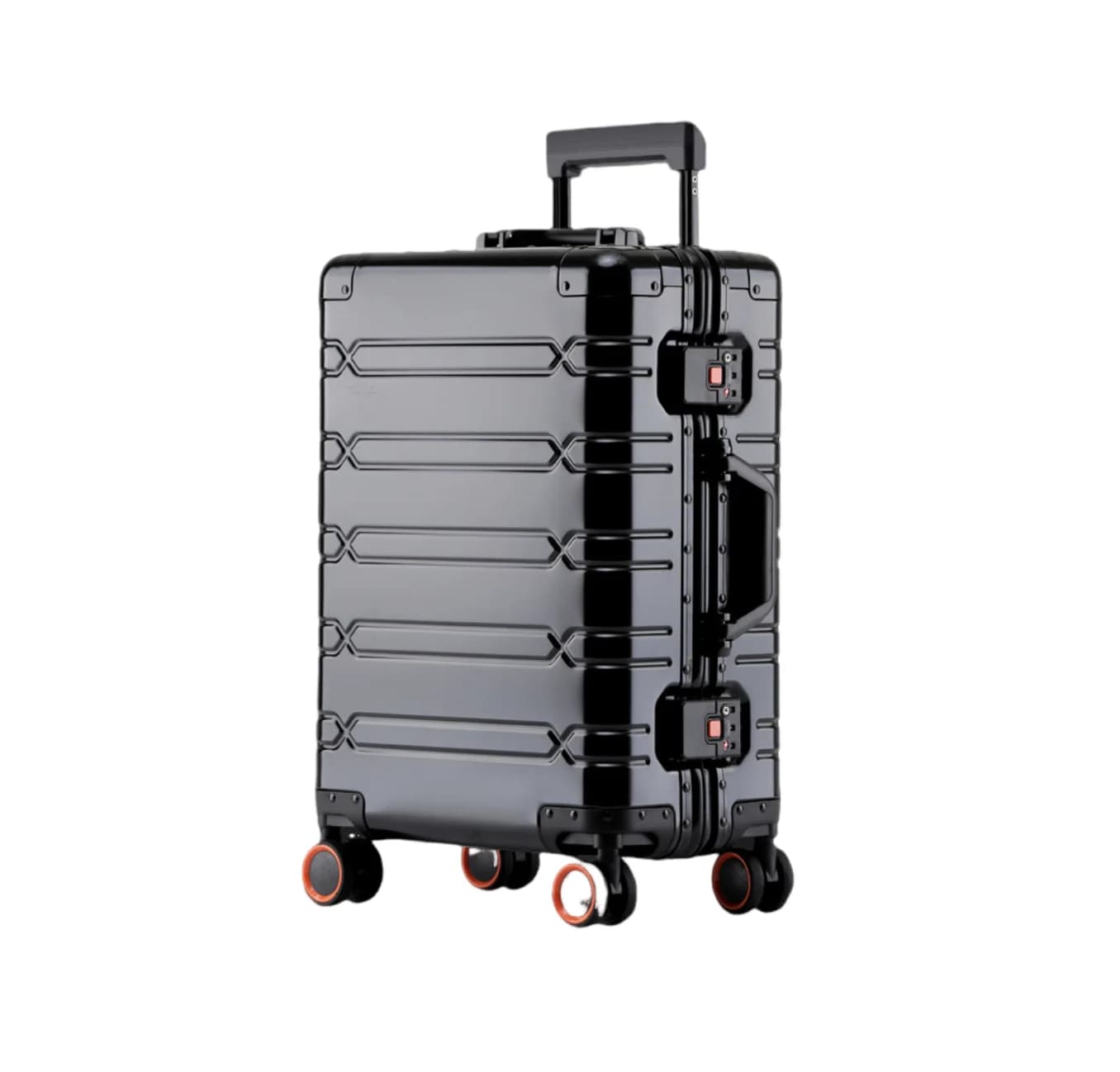 Ensemble de bagages durables de grande capacité, valise en aluminium pour femmes et filles, bagage à