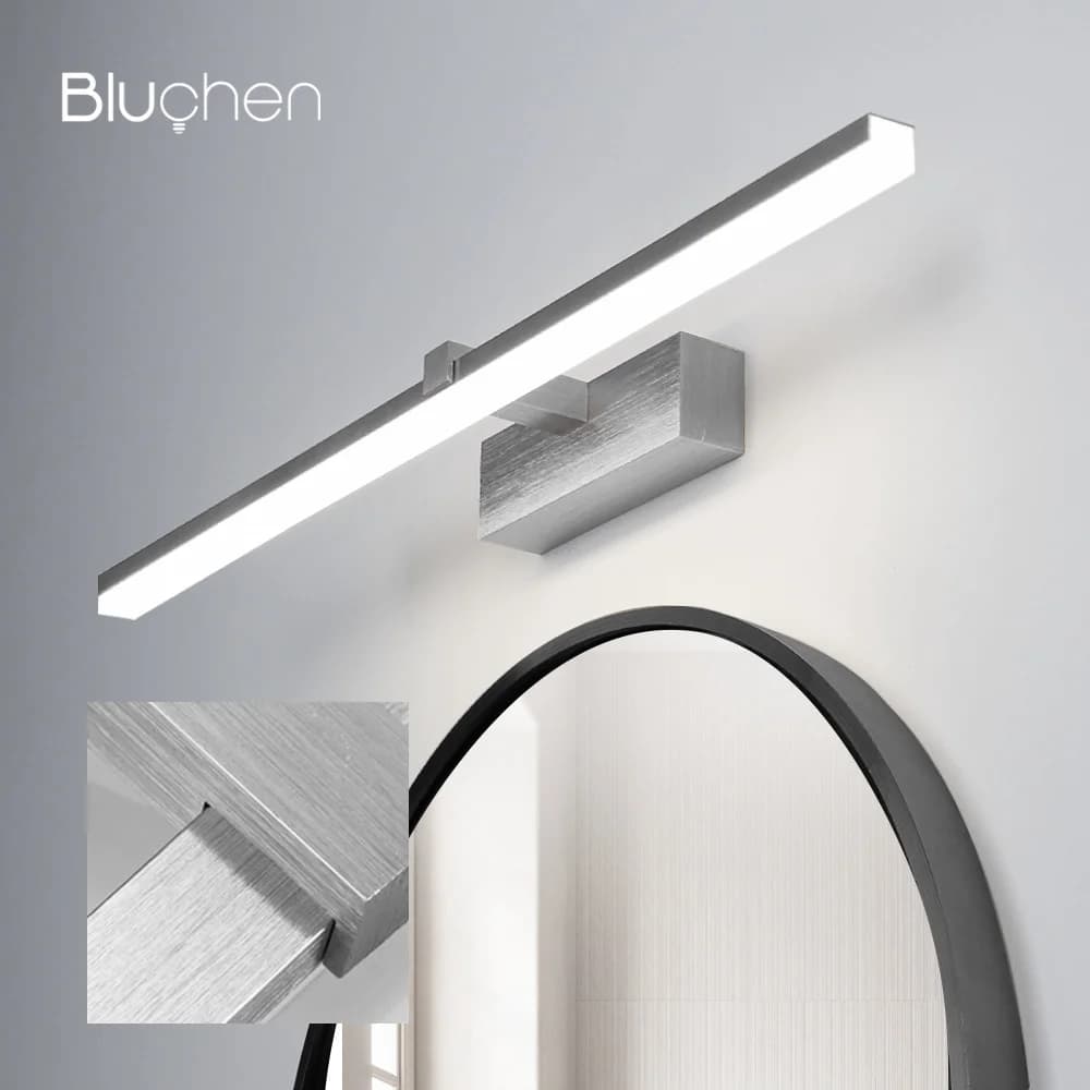 Applique Murale Dorée 40cm 51cm Chambre Miroir Led Applique Murale Montage En Surface AC90-260V Appl