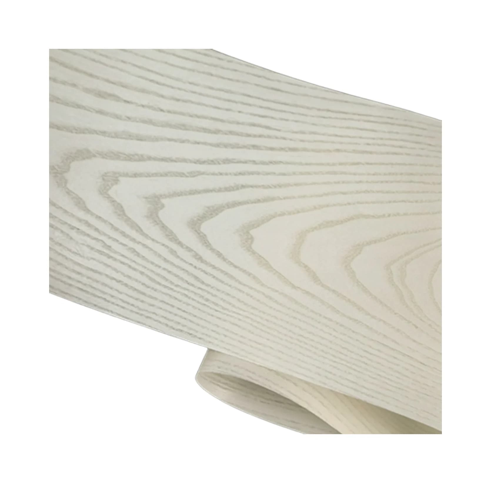 Feuilles de placage de bois blanc naturel, L:2.8 mètres, Largeur: 210mm T:0.3mm, Décoration de porte