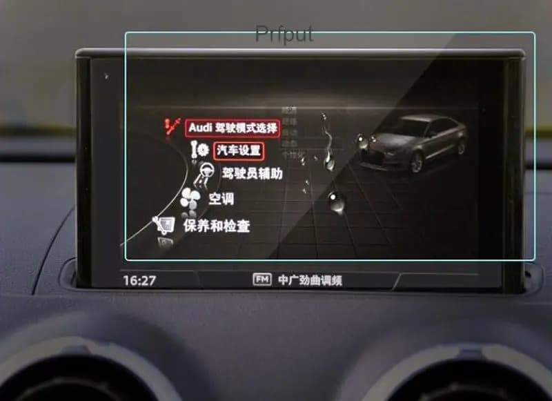Protecteur d'écran pour Audi A3 8V 2012 – 2019, 8 pouces, Navigation GPS, Film en verre trempé, acce
