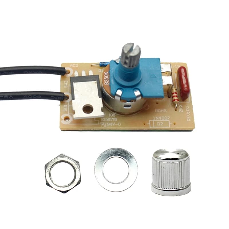Lampe bureau variateur interrupteur rotatif remplacement 120V/240VAC 300W interrupteur gradation en 