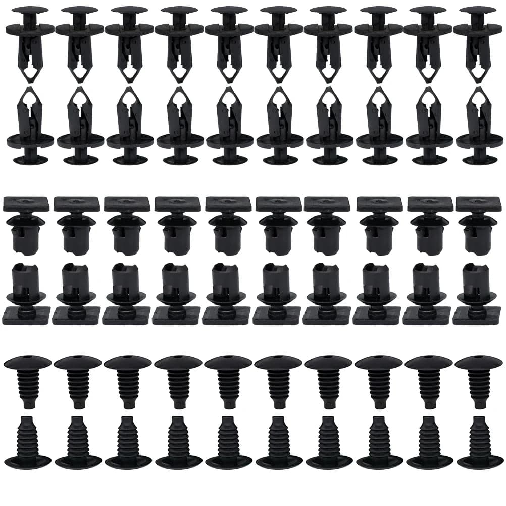 Clips de doublure de garniture de voiture, 120x, pour VW Transporter T4 T5 T6, retenue de pare-chocs